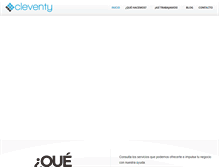Tablet Screenshot of cleventy.com